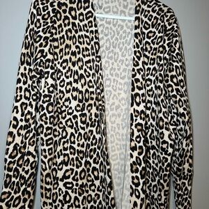Chico’s Leopard Print Long Sleeve